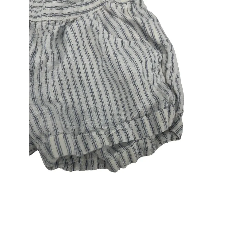 Gap Kids Girls Blue White Striped Pull-On Shorts Youth Size Small